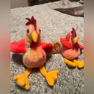 TY Original Strut the Rooster Original and Mini